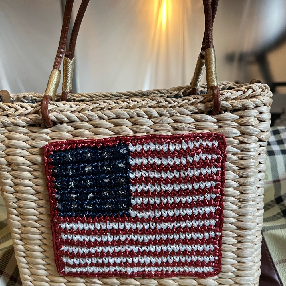Sonoma Cream and Red Mini Bag